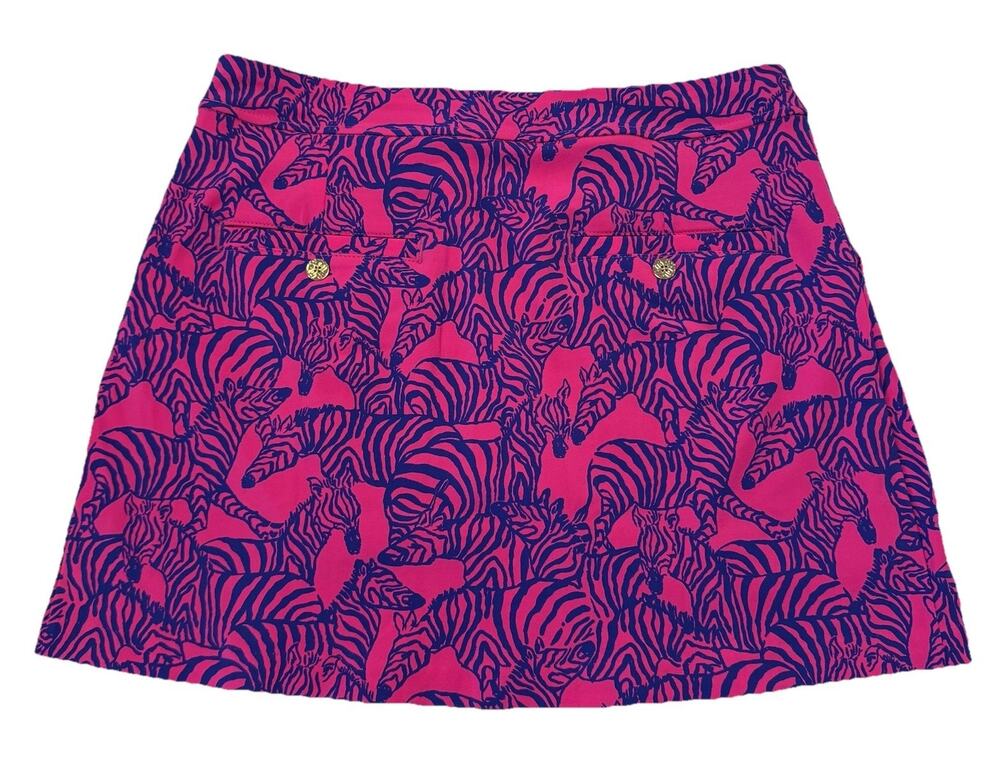 Lilly Pulitzer Kimika Skort Passion Fruit Lil Wild Nights NWT Size 10